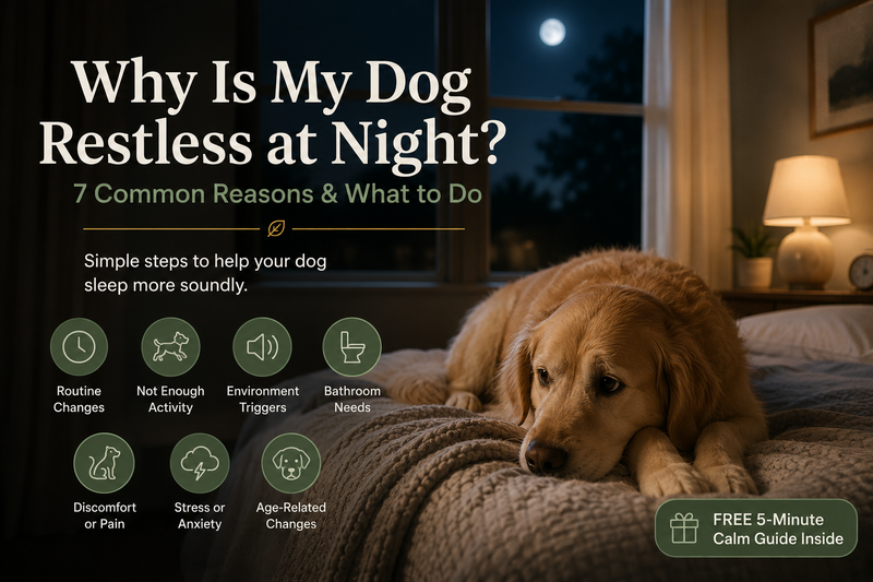Why Is My Dog Restless at Night? 7 Common Reasons & What to Do