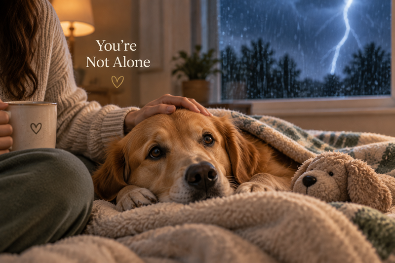 How to Help Your Dog Stay Calm During Thunderstorms: 8 Practical Tips