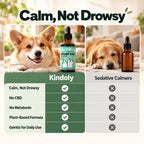 Kindoly Sedative-Free Calming Drops for Dogs & Cats – Salmon Flavor, 50 mL
