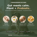 Calming Soft Chews for Dogs & Cats — Daily Probiotic + Gut-Brain Calm, Chicken Flavor, Heart-Shaped, 90 Count